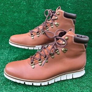Cole Haan Men’s ZeroGrand Water-Resistant Hiker Boot Tan Brown Size 10M C25555